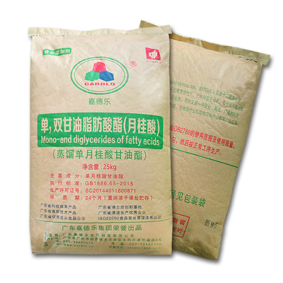 Estearato y monoglicérido destilado GMS99 del glicerol de Emulsfiers del gel de la torta mono